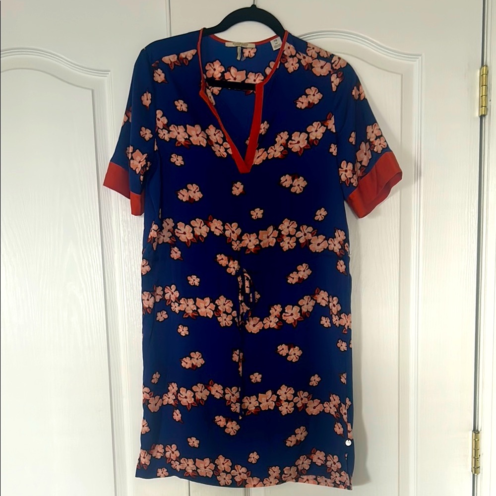 Scotch & Soda Blue and Red Floral Dress